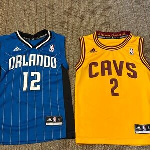 Youth basketball jerseys set of 2